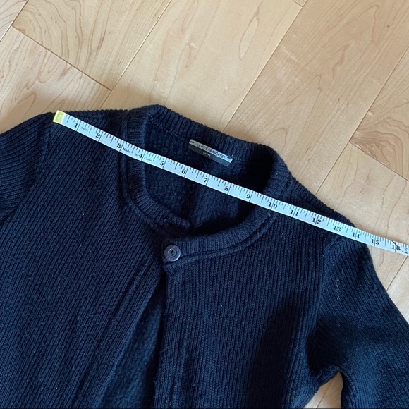 La Petite Francaise Knit Cropped Cardigan Black S - Picture 7 of 11